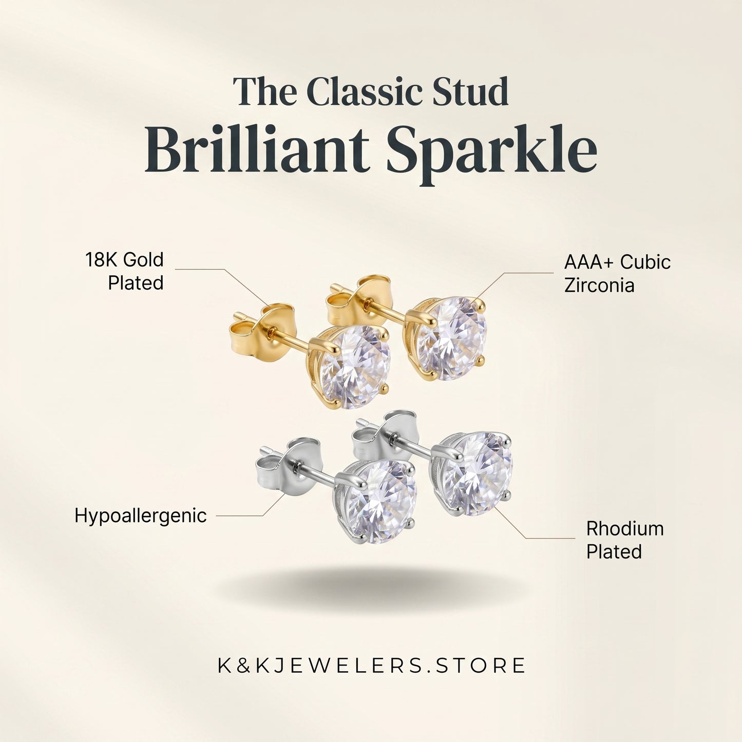 Diamond Stud Earrings