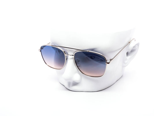 Luxury Rounded Square Aviator Gradient Sunglasses