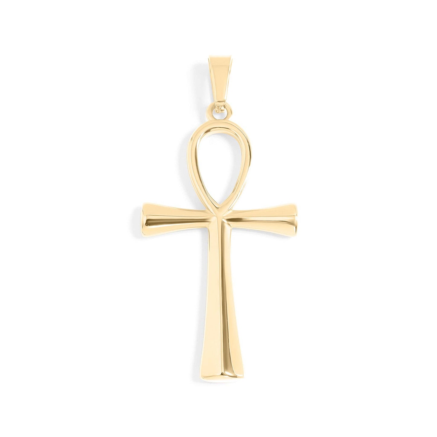 18K Gold PVD Stainless Steel Small Ankh Charm