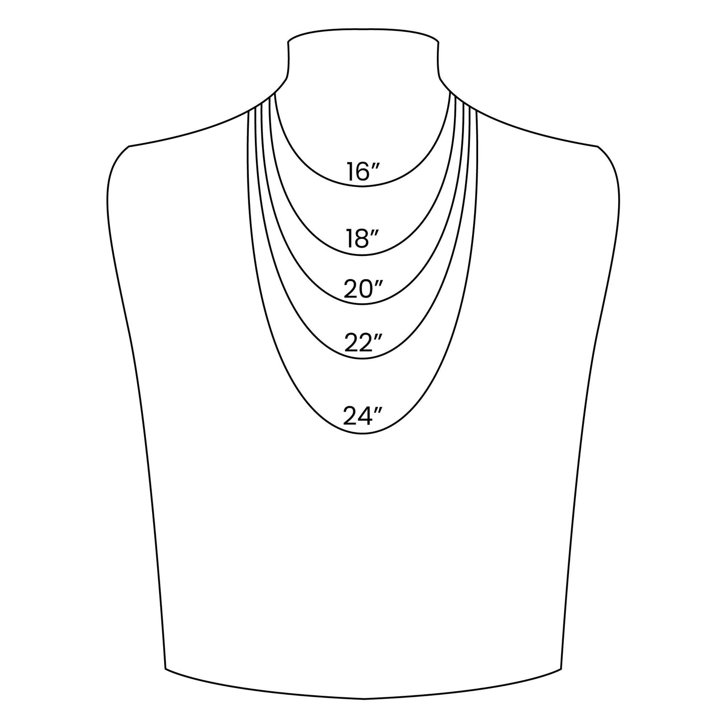 Stainless Steel Curb Chain Necklaces