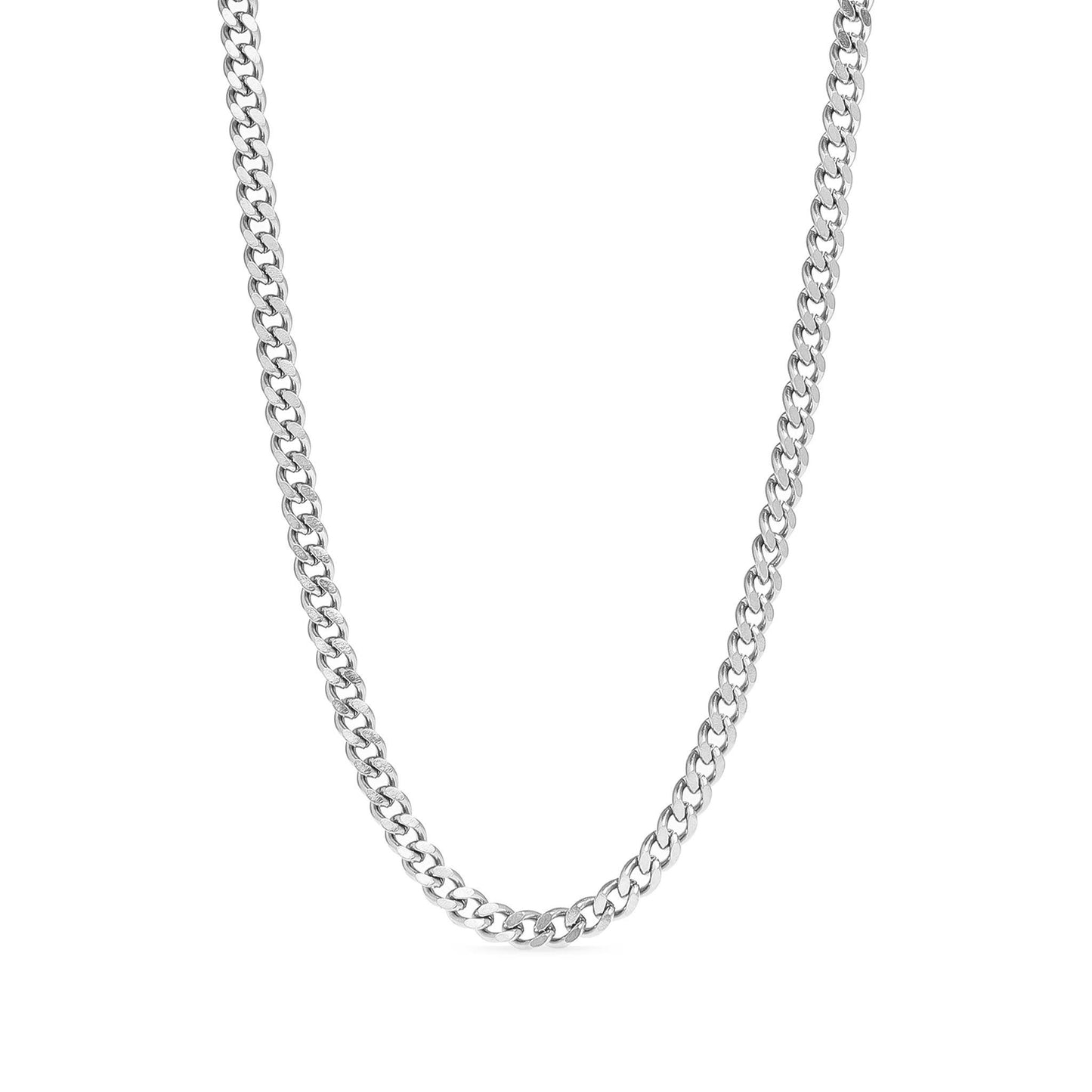 Stainless Steel Curb Chain Necklaces