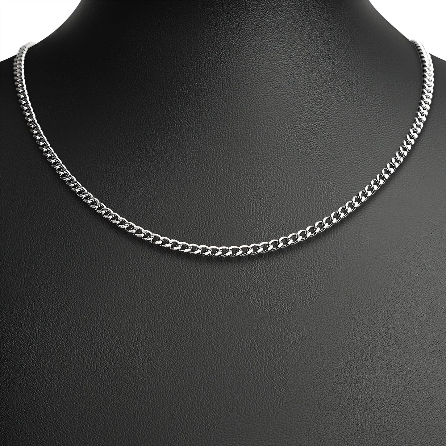Stainless Steel Curb Chain Necklaces