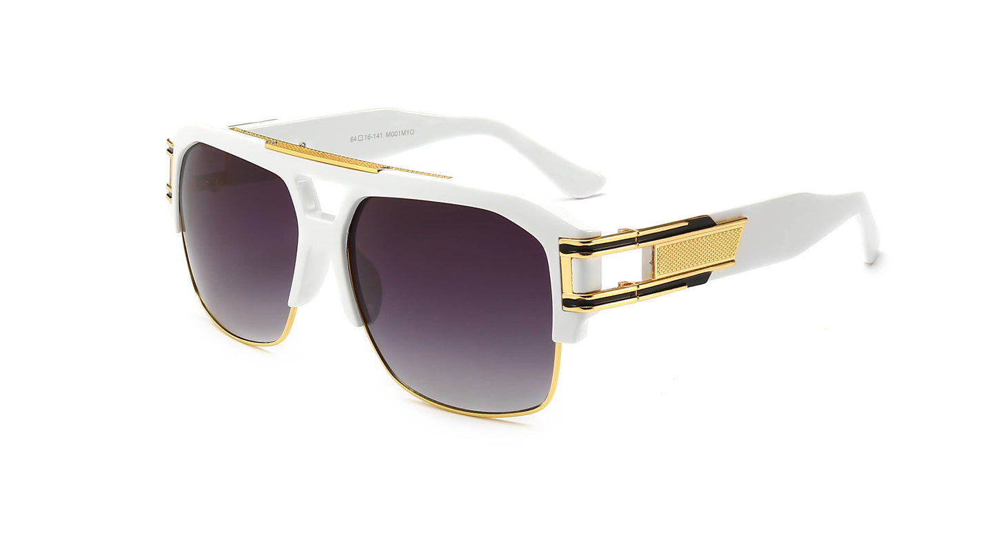 Men's Big Lens Square Sunglasses Assorted 12 Pack