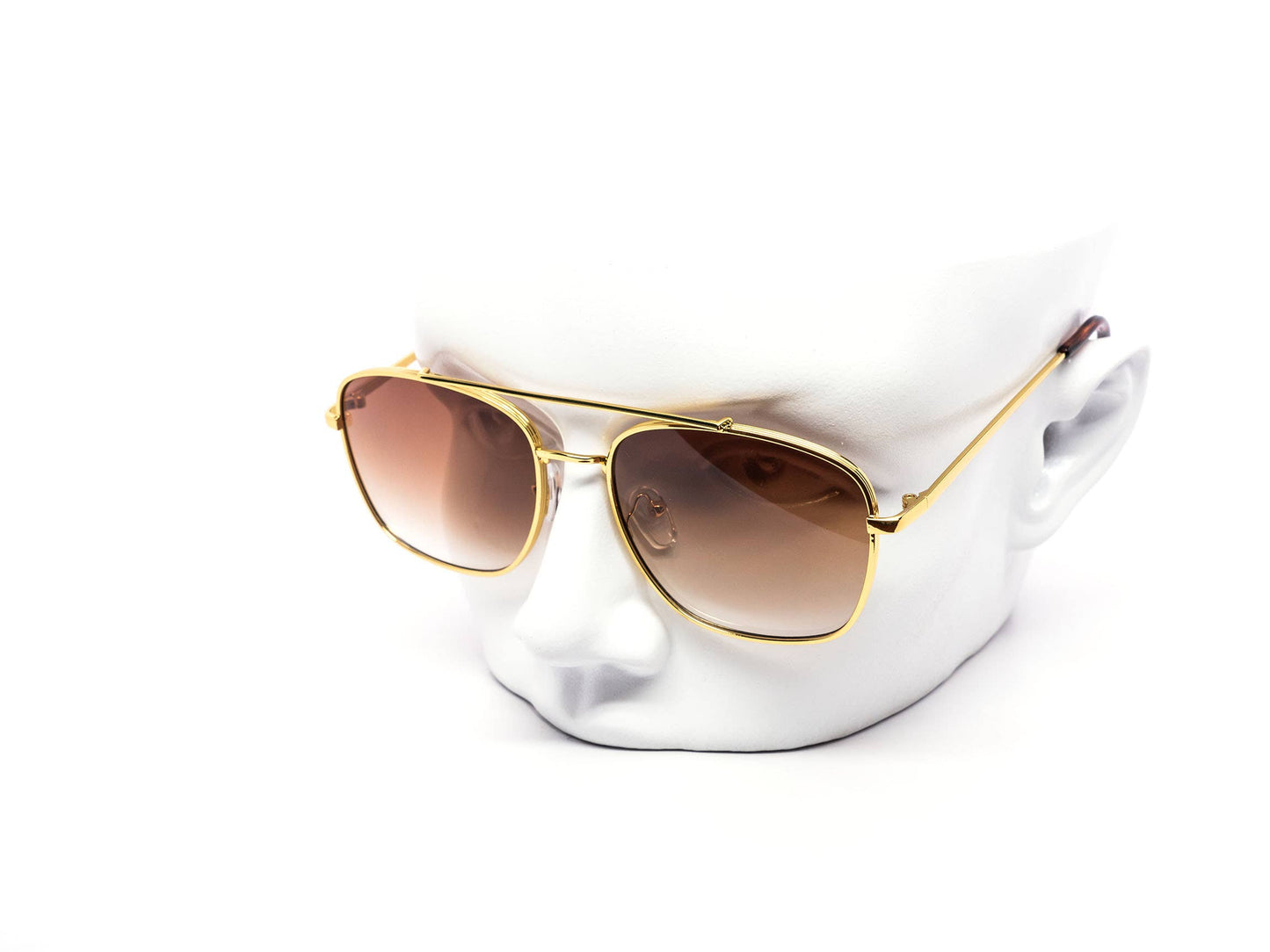 Luxury Rounded Square Aviator Gradient Sunglasses
