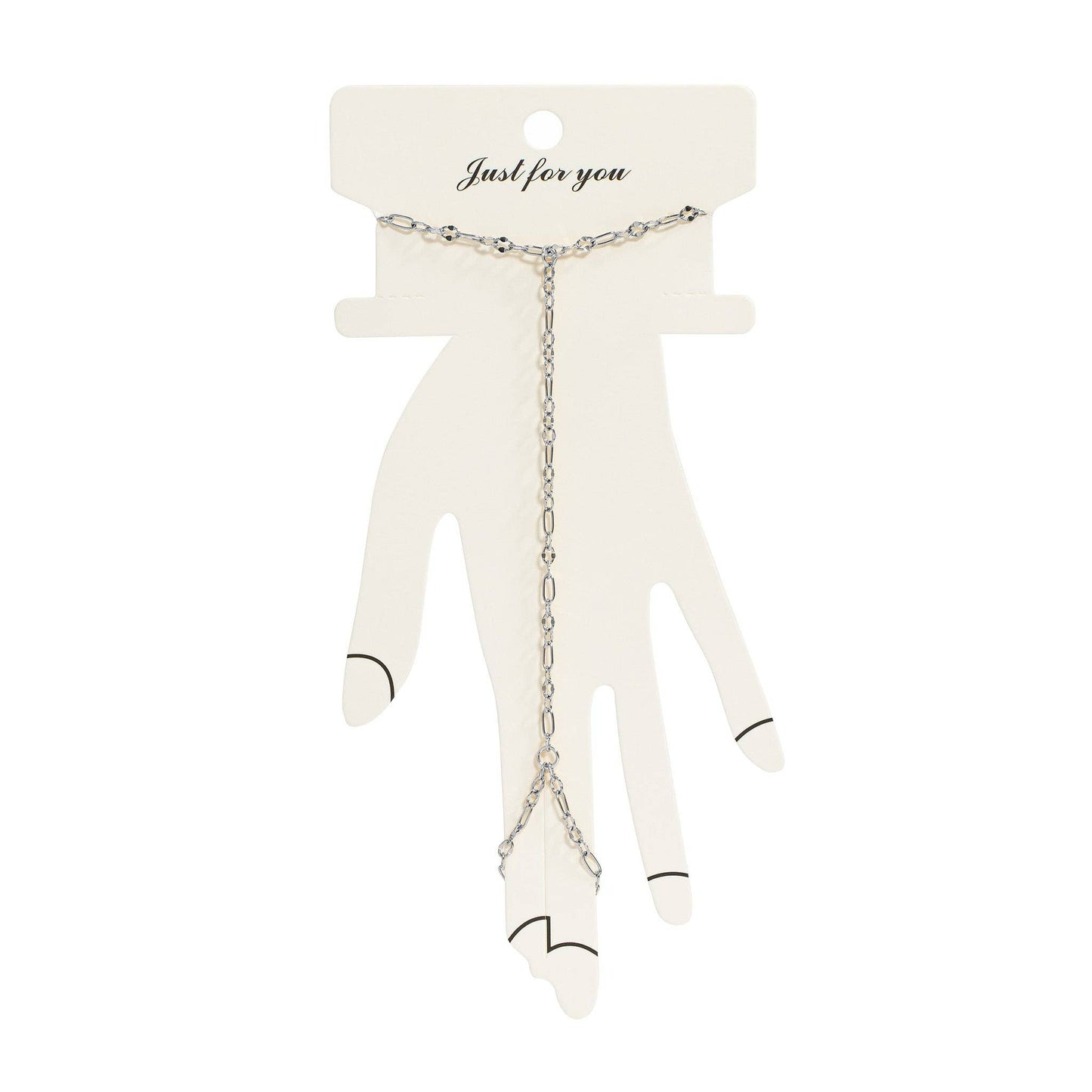 18K Gold PVD Stainless Steel Smooth Lip Hand Chain