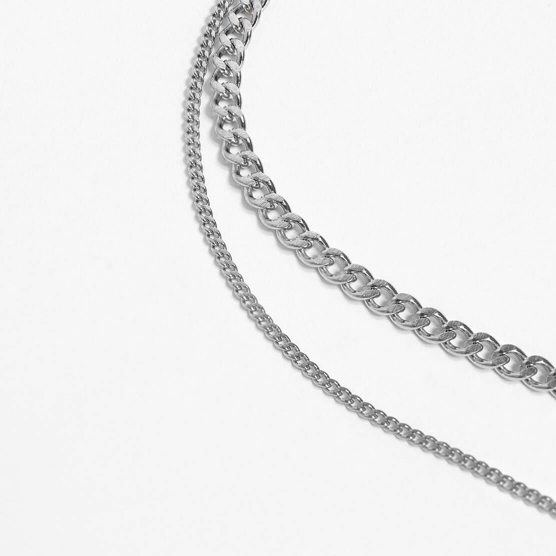 Stainless Steel Curb Chain Necklaces