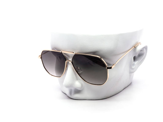 Modern Angled Aviator Sunglasses