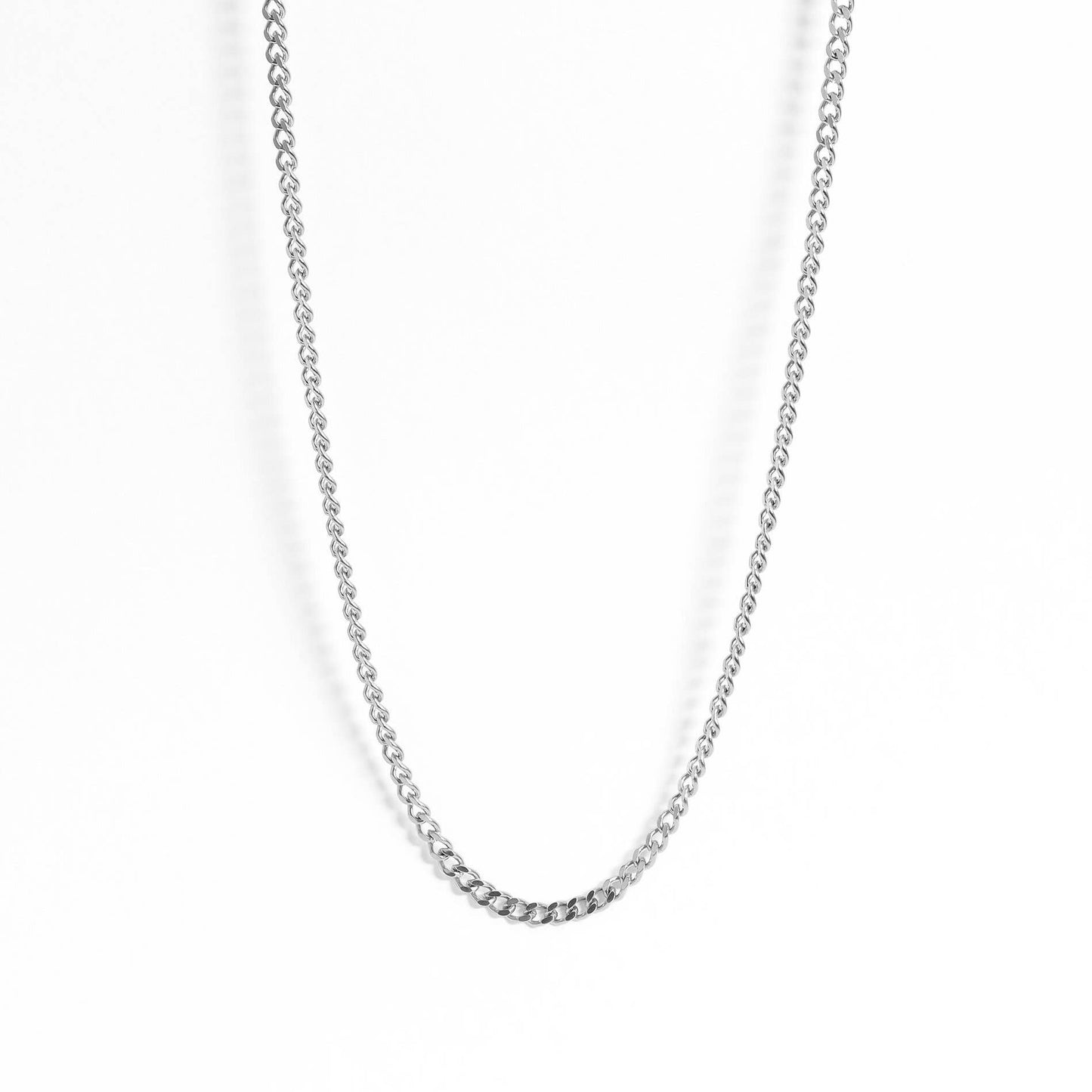 Stainless Steel Curb Chain Necklaces