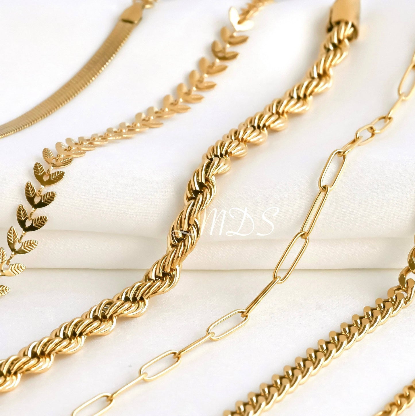 Gold Bracelets - Waterproof Thick Chain Bracelets