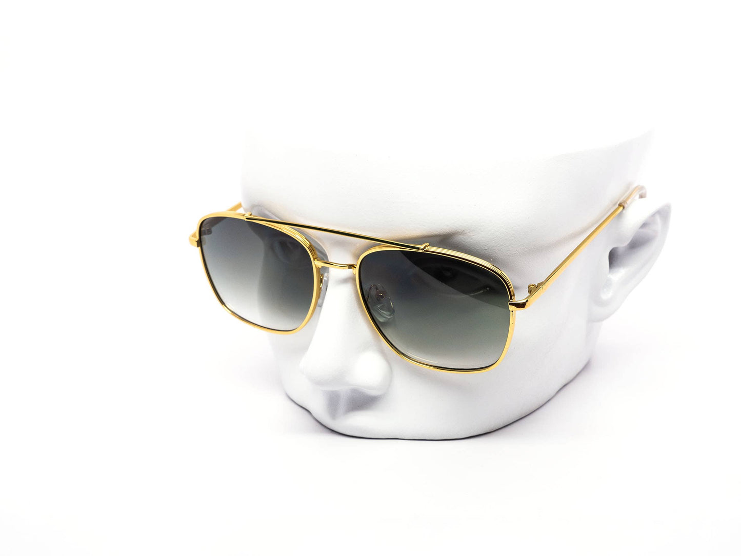 Luxury Rounded Square Aviator Gradient Sunglasses