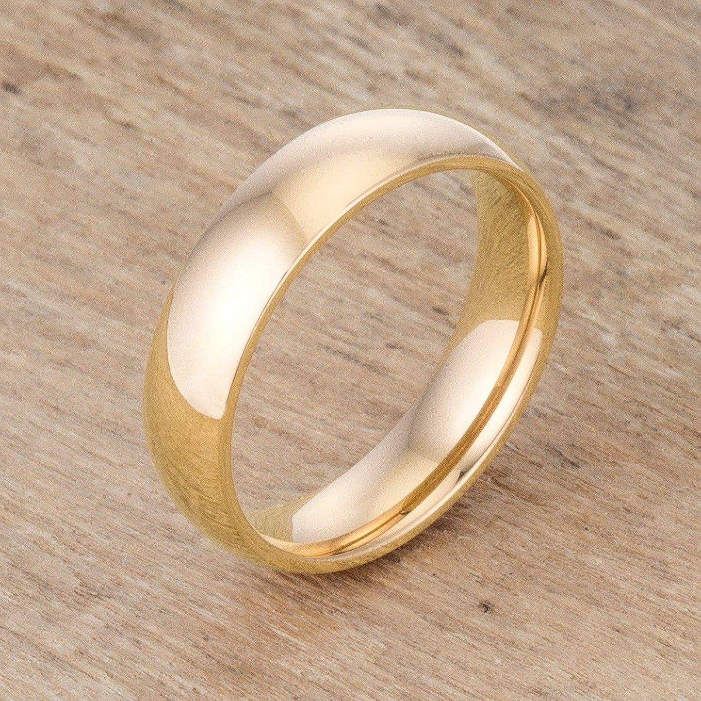 5 Mm Ipg Gold Stainless Steel Band