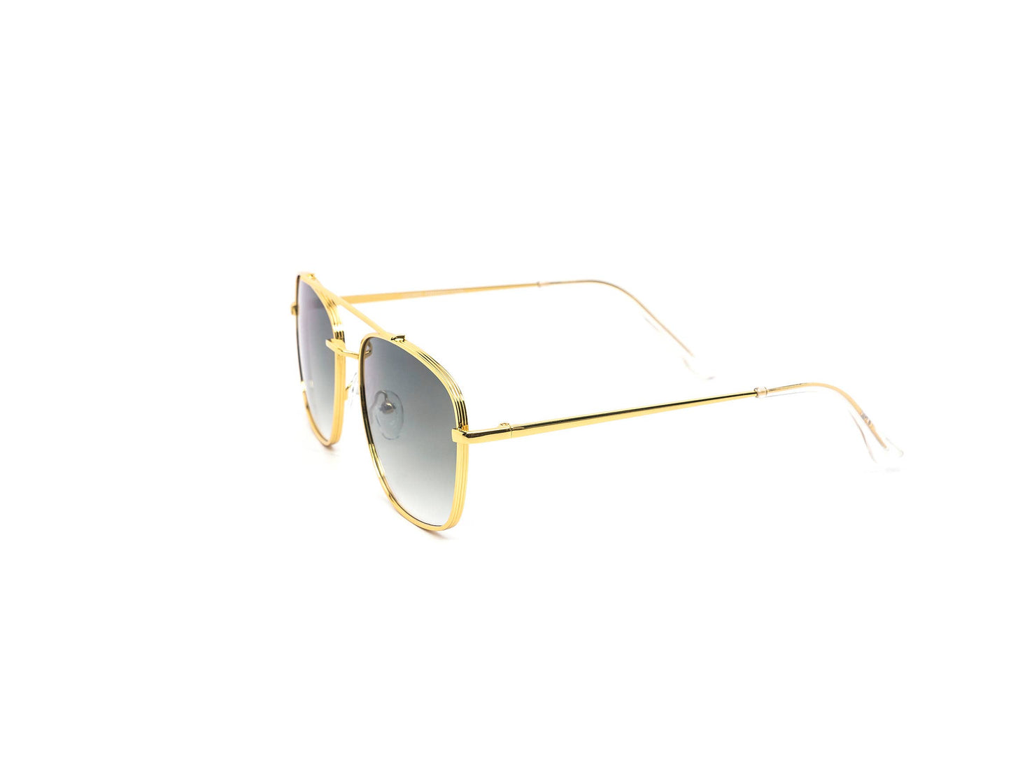 Luxury Rounded Square Aviator Gradient Sunglasses