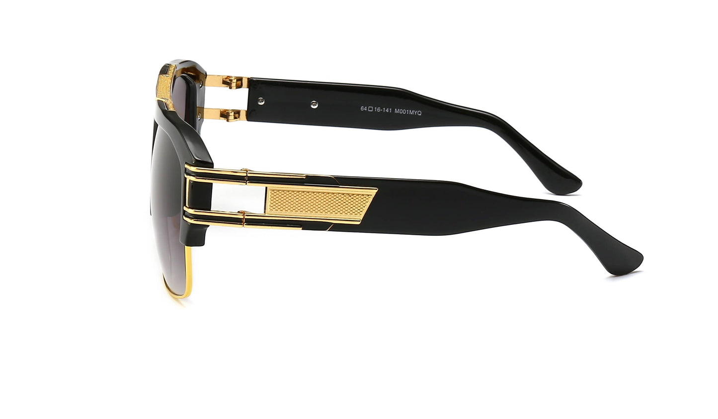 Men's Big Lens Square Sunglasses Assorted 12 Pack
