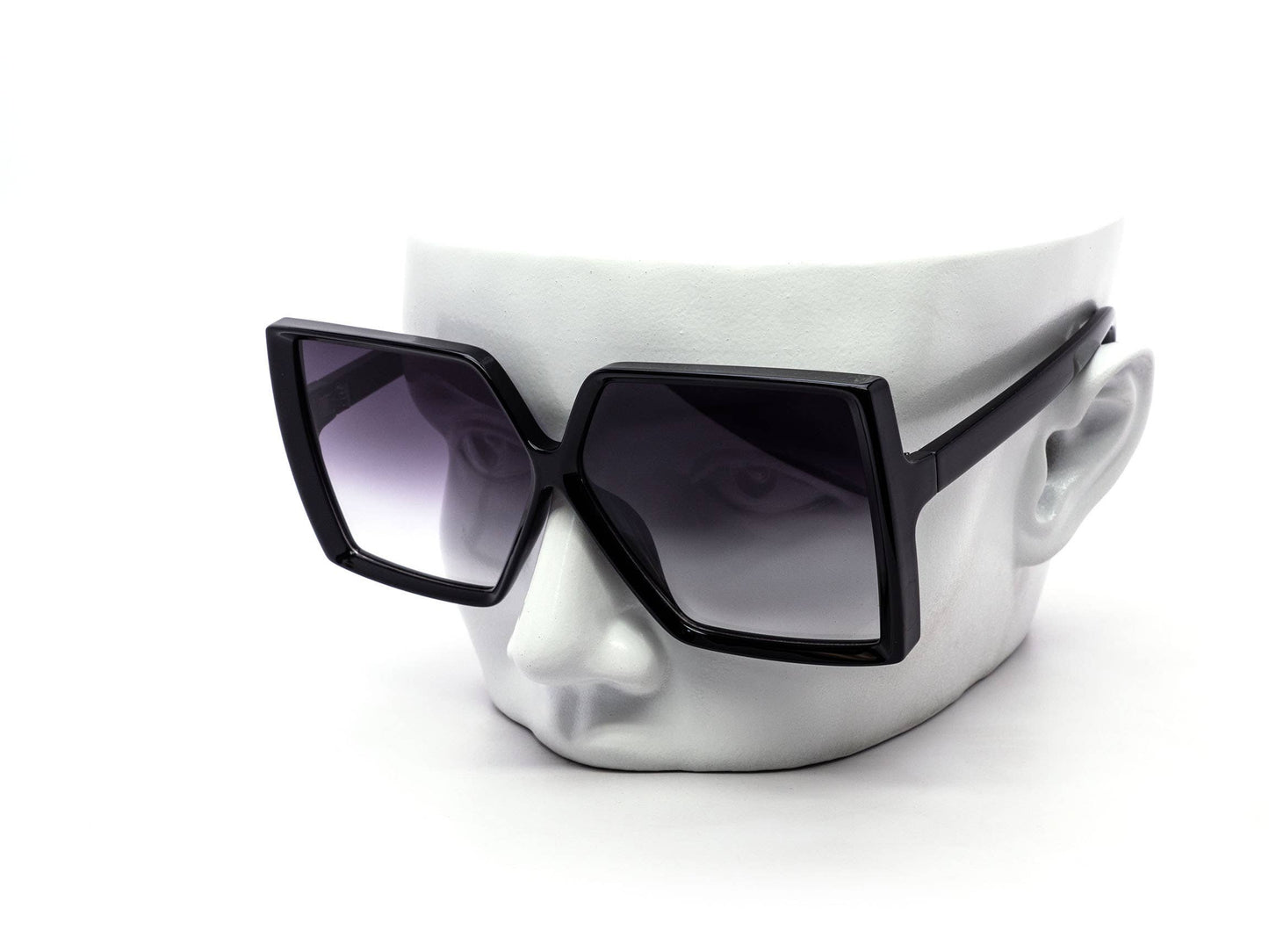 Oversized Retro Super Square Gradient Lens Sunglasses