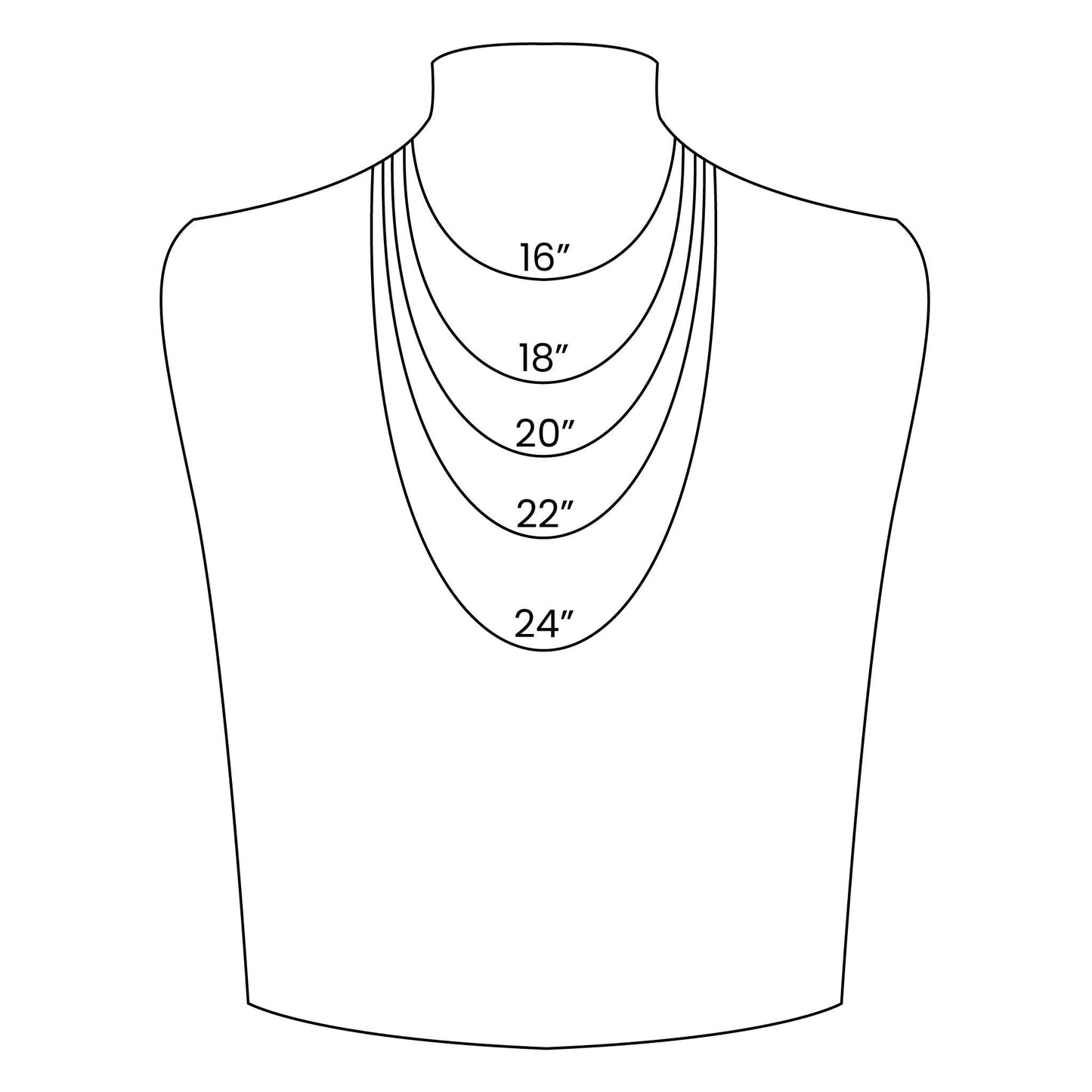 Gold & Silver Stainless Steel Rope Chain Necklaces