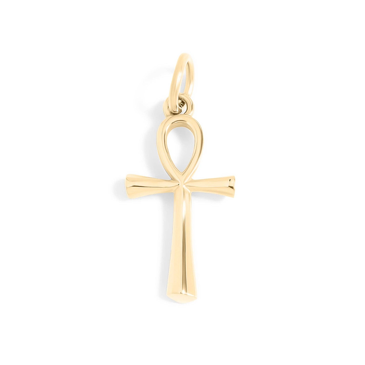18K Gold PVD Stainless Steel Small Ankh Charm