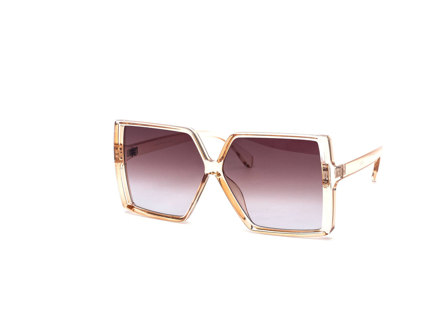 Oversized Retro Super Square Gradient Lens Sunglasses