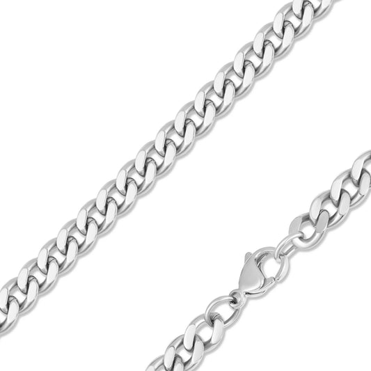 Stainless Steel Curb Chain Necklaces
