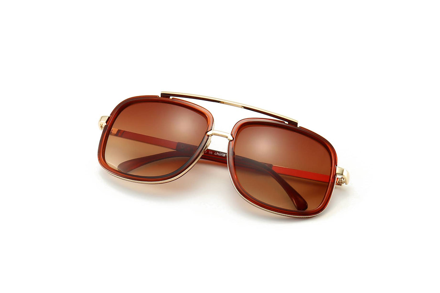 Men's Fashion Sunglasses Big Size Rectangle Aviation 12 Pack