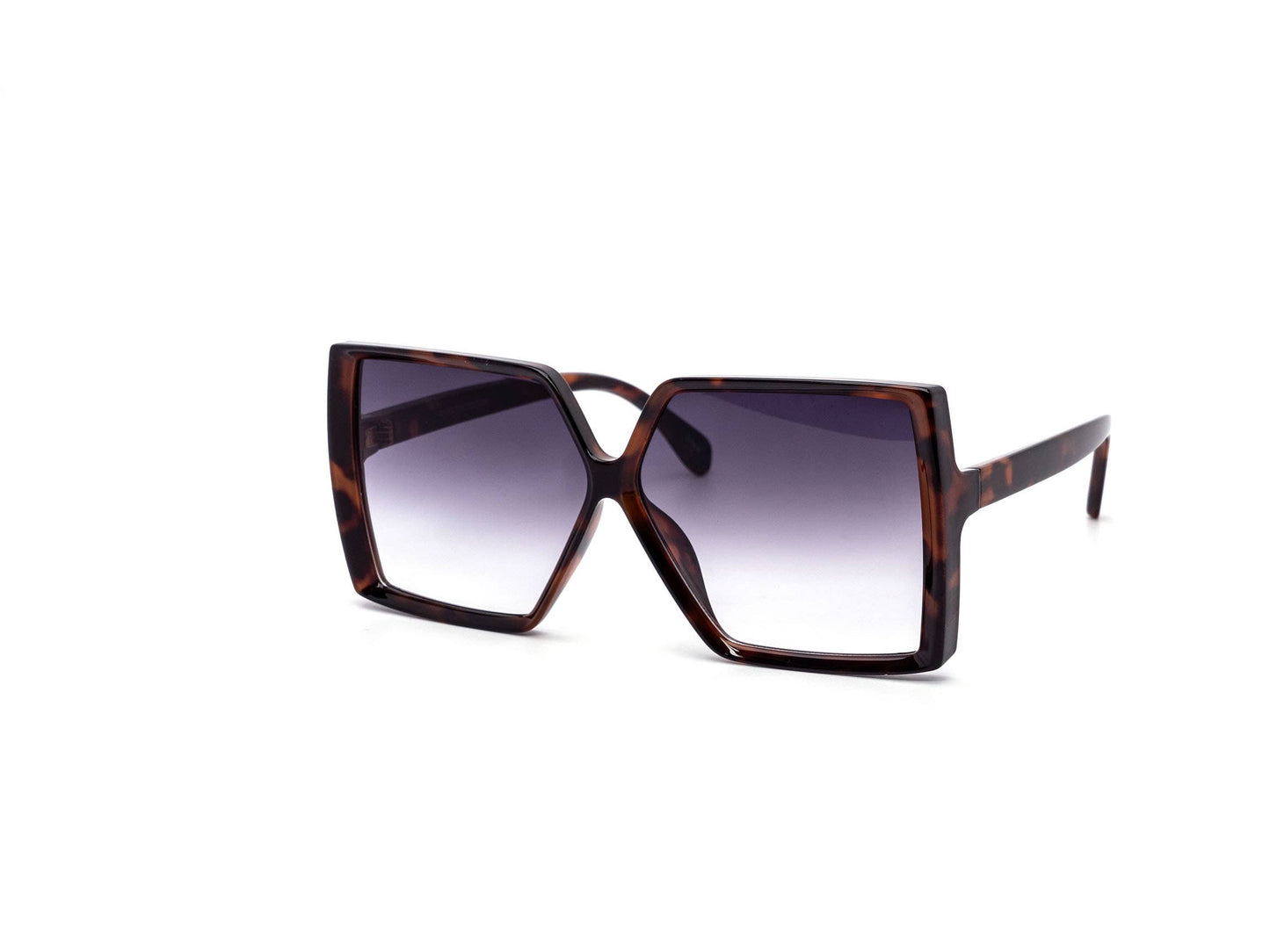 Oversized Retro Super Square Gradient Lens Sunglasses