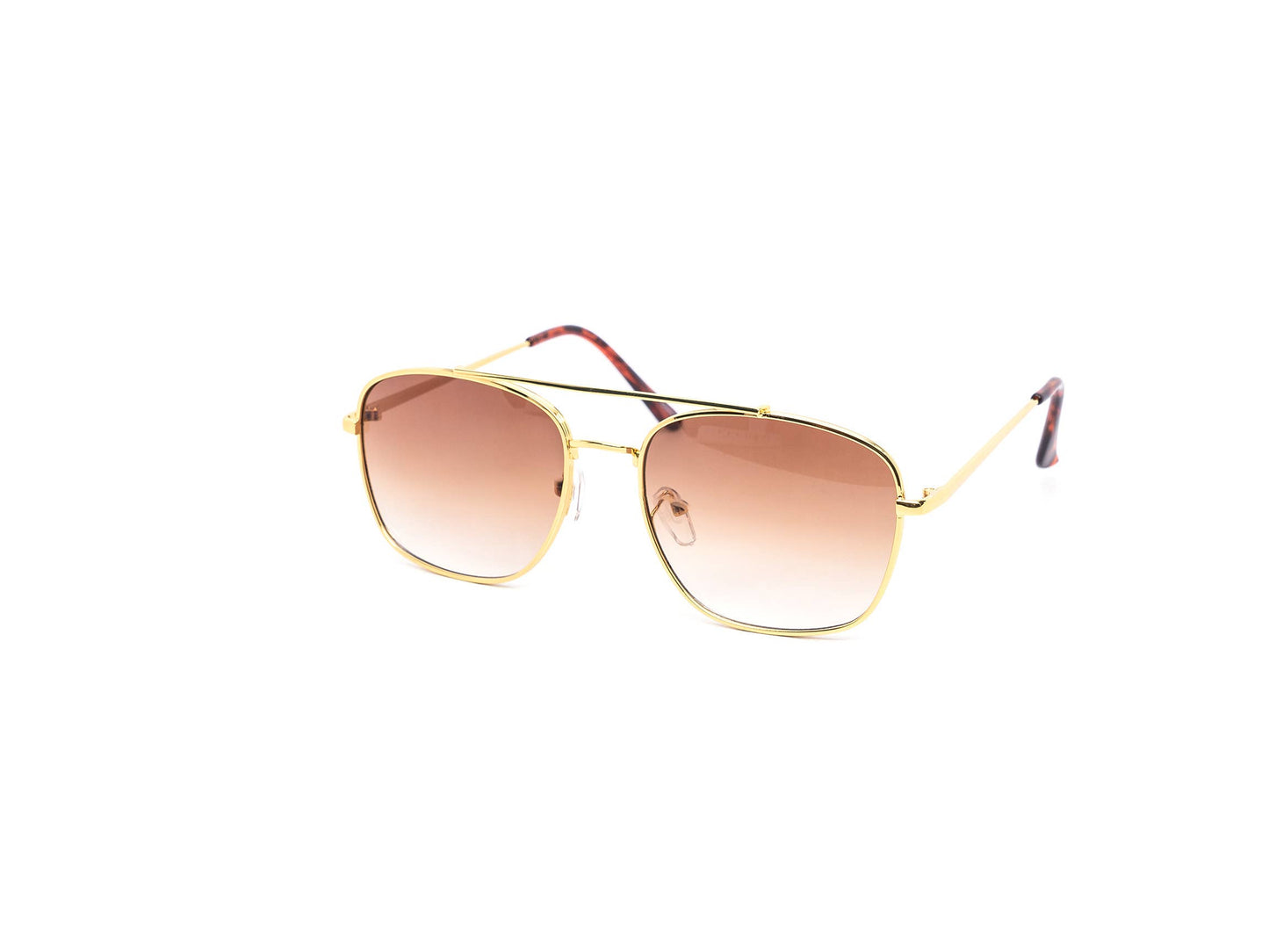 Luxury Rounded Square Aviator Gradient Sunglasses
