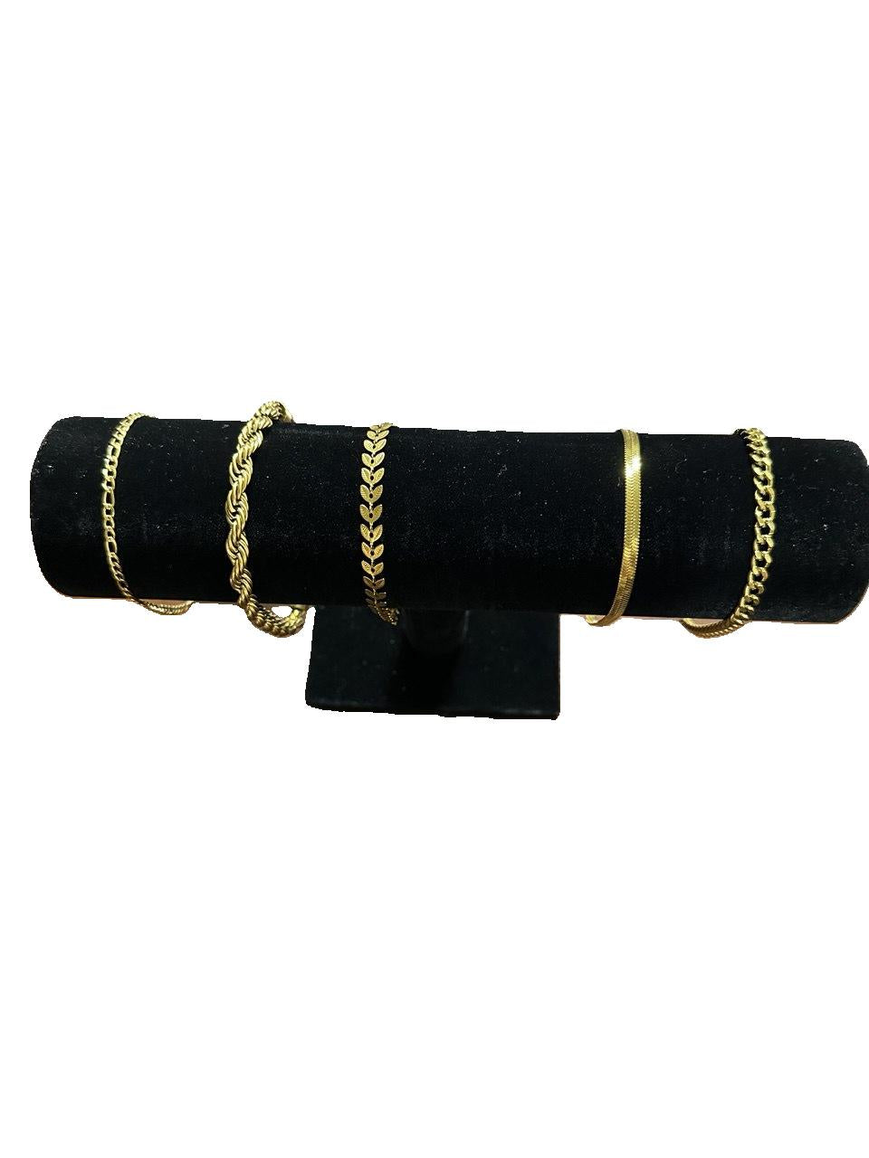 Pulseras de oro de 18 quilates - Resistentes al agua