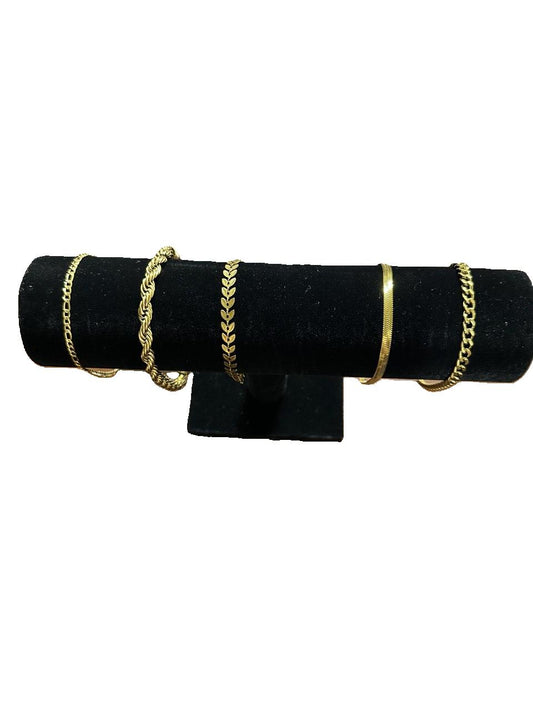 Pulseras de oro de 18 quilates - Resistentes al agua