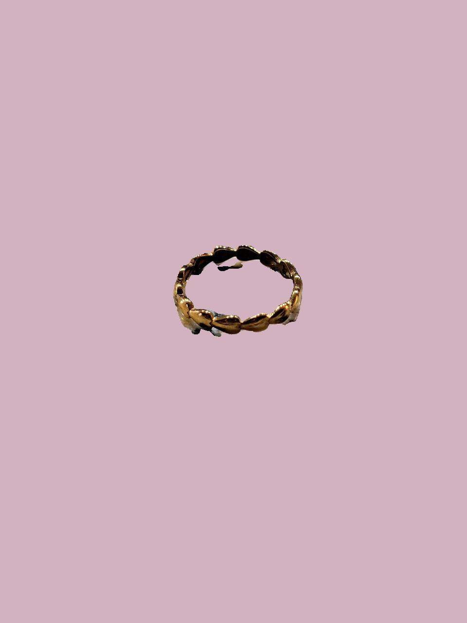 Anillos de oro delicados - Anillo apilable de oro de 18 quilates resistente al agua