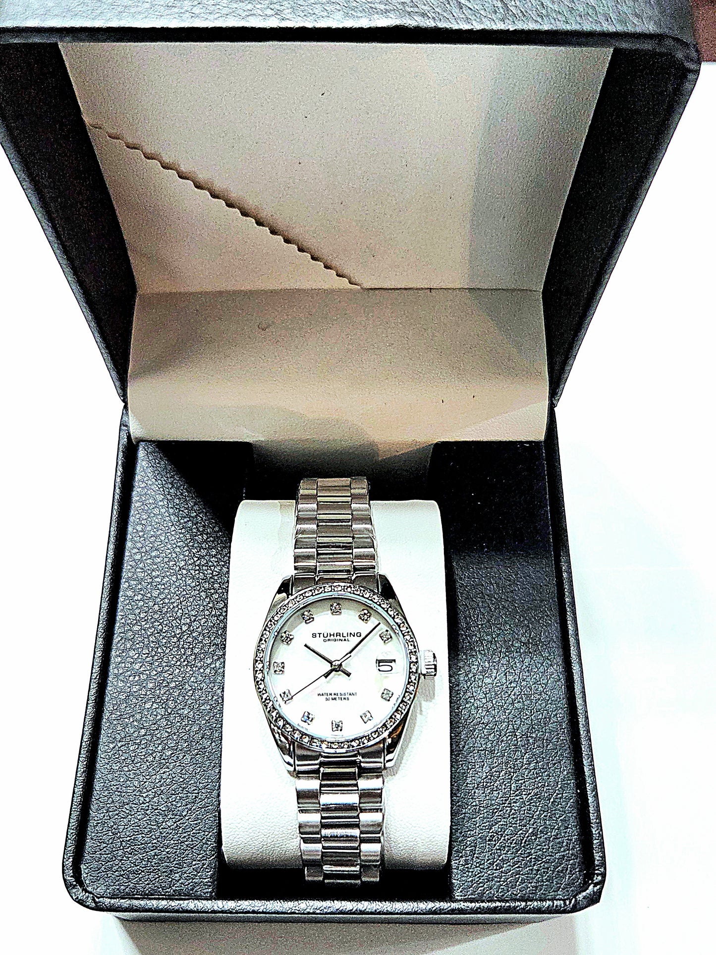 Lineage Ladies Quartz 31mm Watch with Crystal Markers /MSRP $475