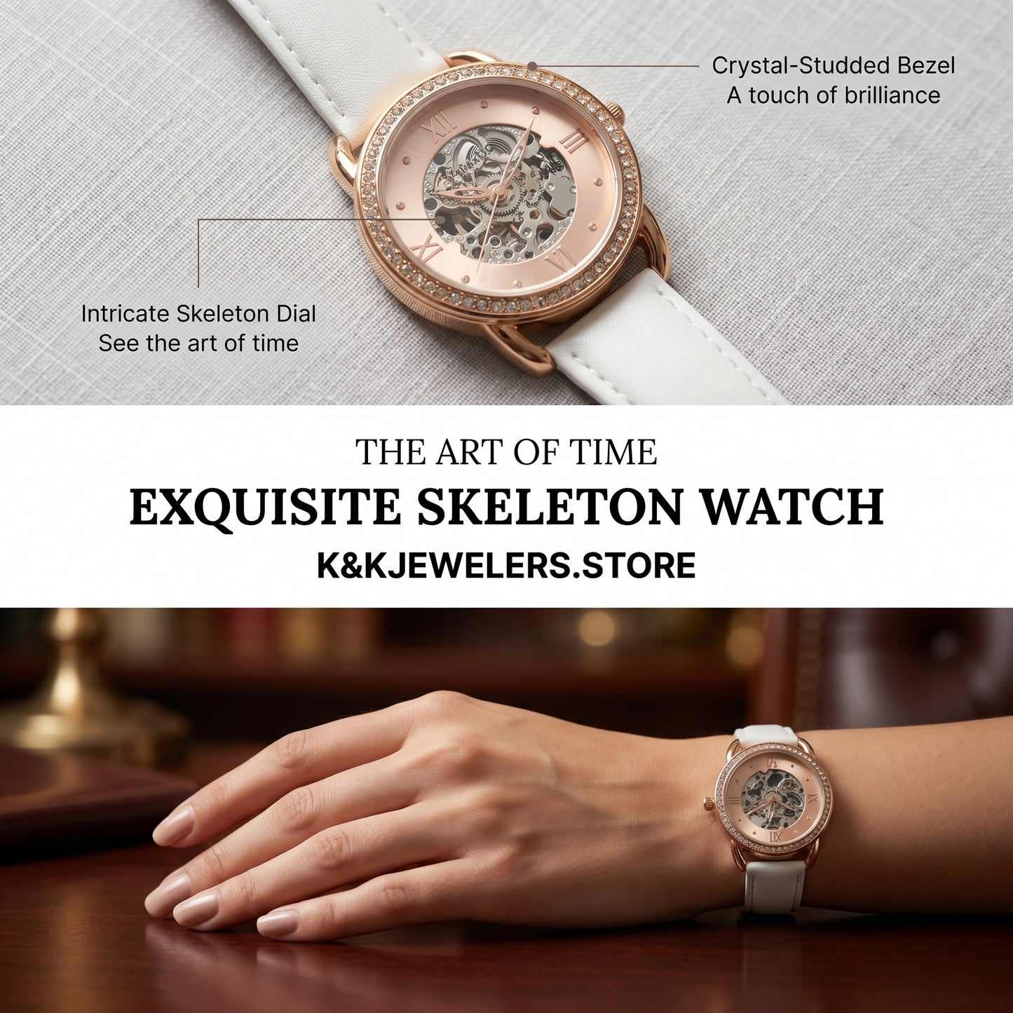 3993 Automatic 36mm Skeleton Watch