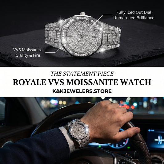 Men's Watches Royale VVS Iced Out CARTICE Watch