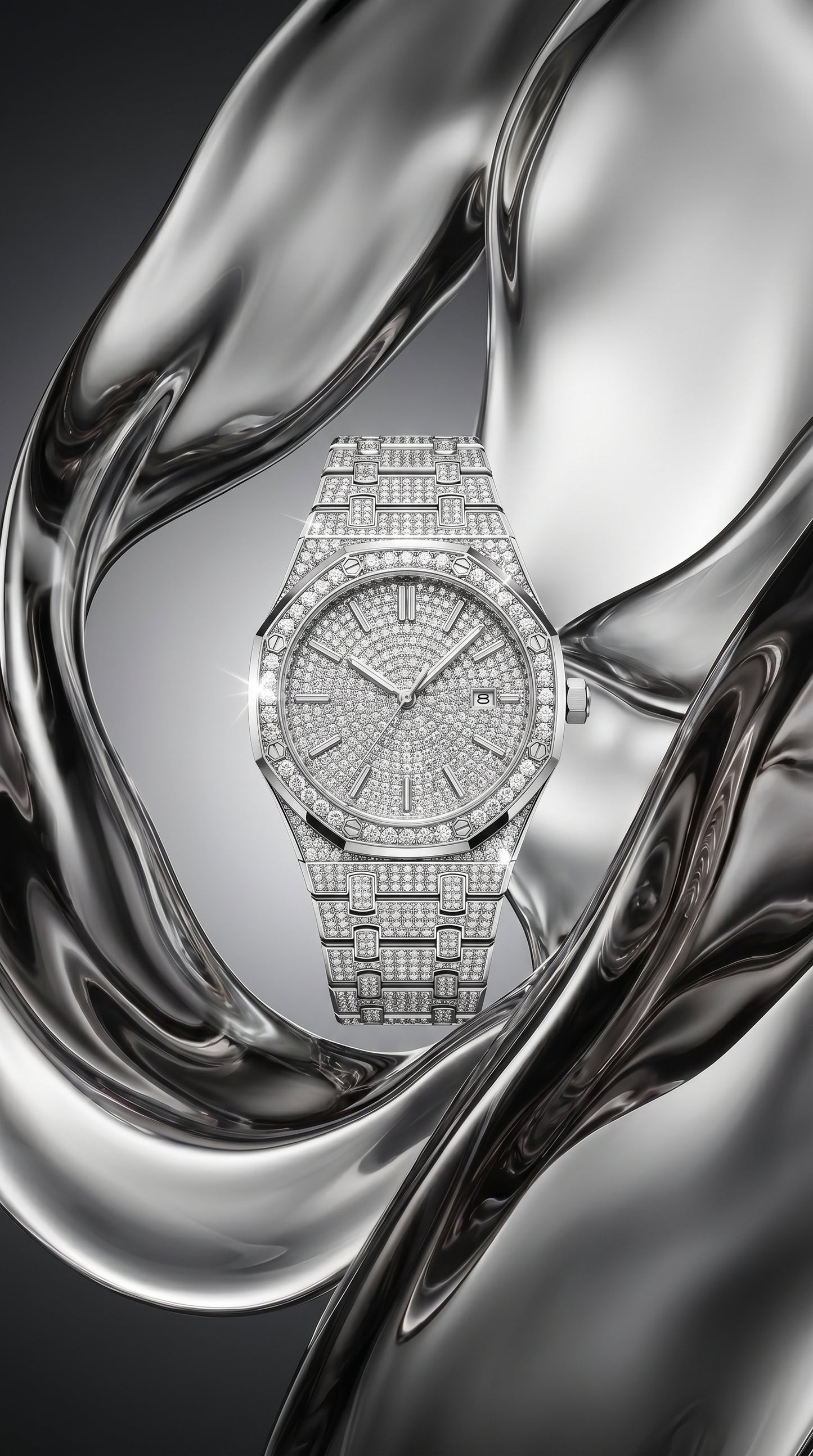 Men's Watches Royale VVS Iced Out CARTICE Watch