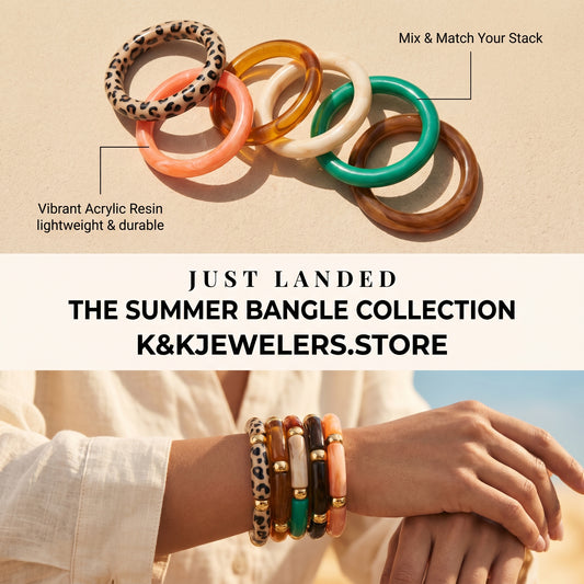 Metal Splicing Print Irregular Bracelets